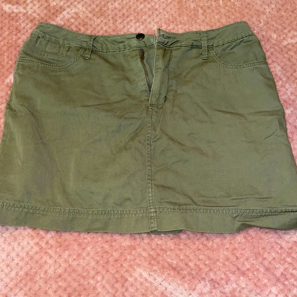 Green skirt
